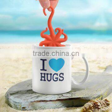 Octopus Shaped Silicone Tea Strainer/filter,silicone Tea Holder ,Silicone Tea Infuser photo-2