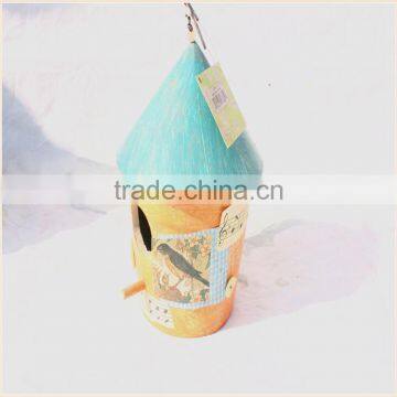 China Supplier Crafts Hang Christmas Wooden Bird House Wholesale Modern Design Wooden Bird House High Quality Wooden Bird House photo-2