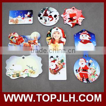 2017 Hot Sell Christmas tree mdf hanging oranments