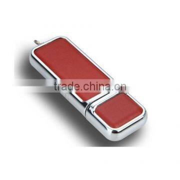 CE 8GB OEM PU leather USB memory stick