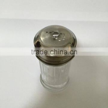 Glass Condiment Bottles With a Metal Cap photo-3