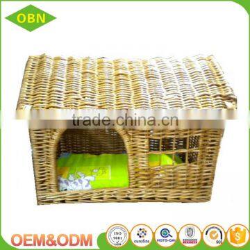 Wholesale New Desigh Handmade Wicker Dog House Outdoor Pet House photo-2