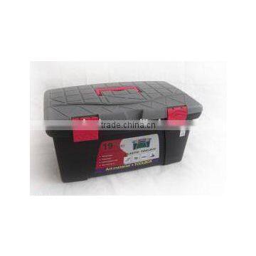 19" plastic tool box roller cabinet with handle for carring