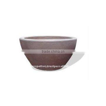 Vietnam Old stone outdoor planter, outdoor pottery