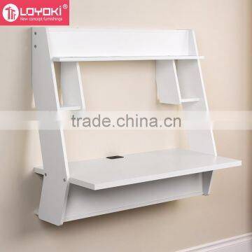 2016 NEW Design Computer Desk Living Room Table Furniture MDF Wooden Cheap Wall Mounted Desk photo-2