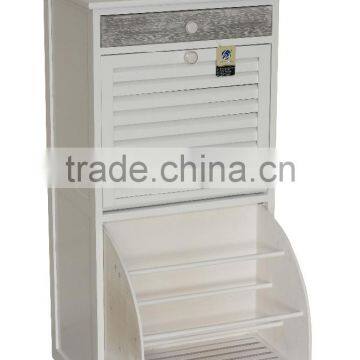 2016 Sell Well Euro Style White Lacquer Shoes Cabinet