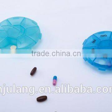 Useful Plastic Round Pill Box / Plastic Round Weekly Pill Box photo-3