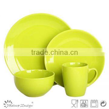 Brown Simple Design Solid Color Ceramic Dinnerware Sets Henan China photo-4