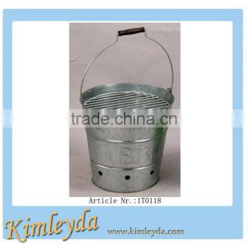 galvanized BBQ bucket,galvanized bucket,Metal bucket