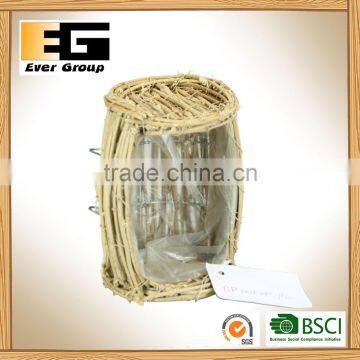 Square Handmade Nature Rattan Flower Pots for Planting photo-4