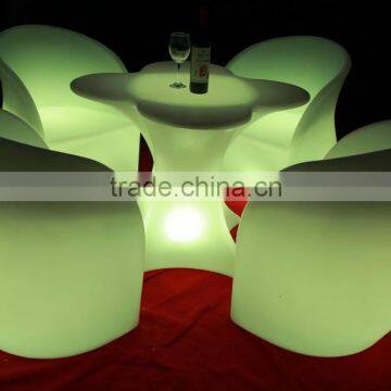 illuminated led bar counter/led bar furniture/led cocktail table