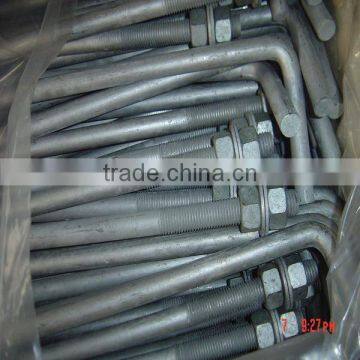 1/2"*16"galvanized Anchor Bolt With Nuts and Washers on Hot Sale photo-2