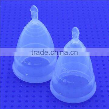 Medical Material Silicone Menstrual Cup for Swimming, Sports and Travels photo-3