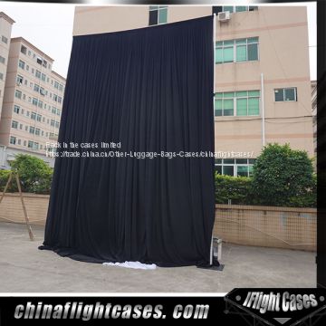 wholesale pipe and drape black curtain stage backdrop