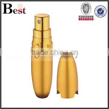 Cosmetic China 4ml Golden Sluminum Outer Pen Fragrance Perfume Glass Bottle Pen Perfume Bottle Spray Hot Products photo-3