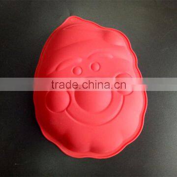 New Design Fashion Wholesale Cake Decorating Tools Santa Claus Silicone Molds