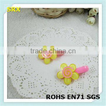 Fancy Flower Shaped Pretty Baby Plastic Hair Clip