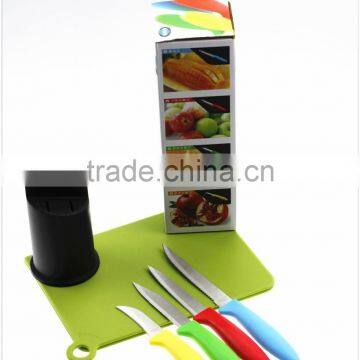 51005 5pcs Non-stick Knife With pp Stand