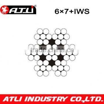 6*7 IWS Ungalvanized and Galvanized Steel Wire Rope
