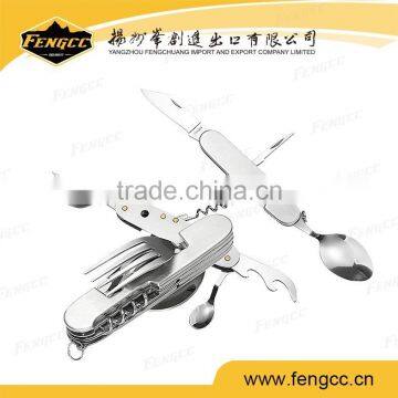 hot sale stainless steel fork knife spoon,travel set