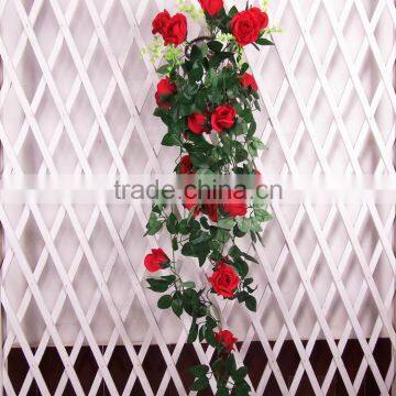 Artificial Rose Flower Vine for Dec
