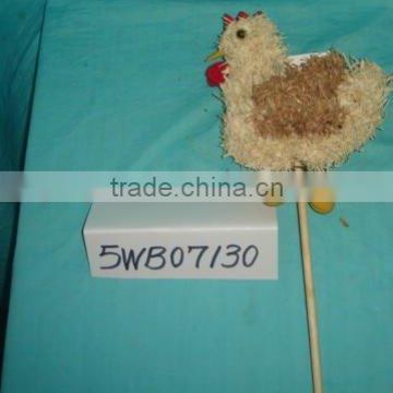 easter grass decorative garden chicken