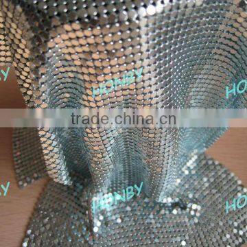 4mm Dazzing Metallic Sequin Cloth in China(ALUMINUM)