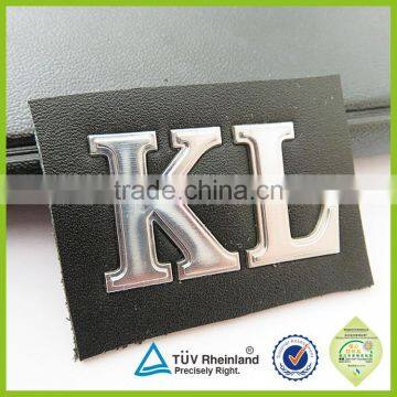 China Manufacturer Cheap Wholesale Jeans Brown Leather Patch photo-5