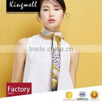 2017 Floral Digital Printed Silk Scarf for Young Ladies in Sping and Summer photo-4