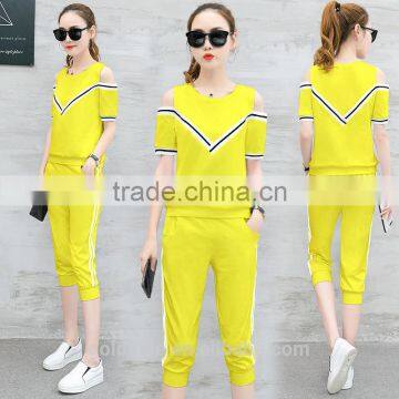 Customized Women's Fitness Sports Tracksuit Running Suit for Women photo-3