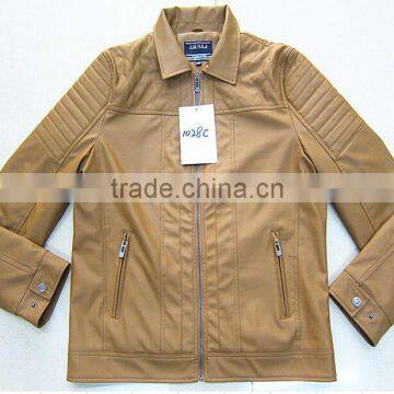 Stocklot Winter Coat pu Leather Jacket for Men photo-4