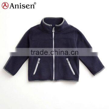 Wholesale Custom Fleece Windproof Kids Coat