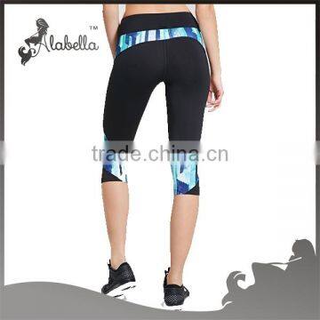 Sublimation Print Leggings Wholesale Latest Design Capri photo-2