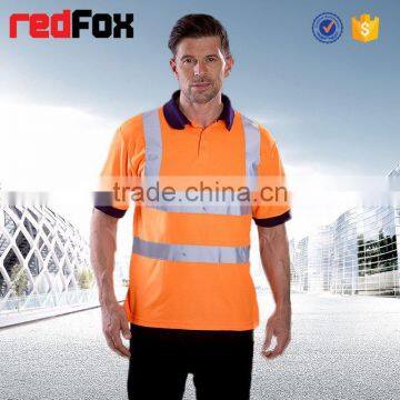 vehicle reflect safety red t-shirts polo long sleeves sports safety yellow t-shirts t-shirt printer ce en471