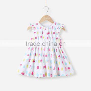 Mom and Bab 2017 Summer Baby Children Clothes Girl Nice Dress Party Wear Factory Price photo-3