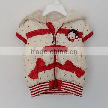 Baby Girl Short Sleeve Cute Ski Coat for Winter
