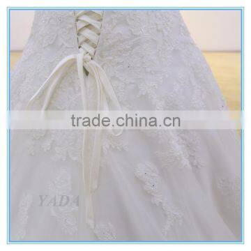 New Design Ladies Off-shoulder Slim Mermaid Tail Wedding Dress Full Dress photo-4