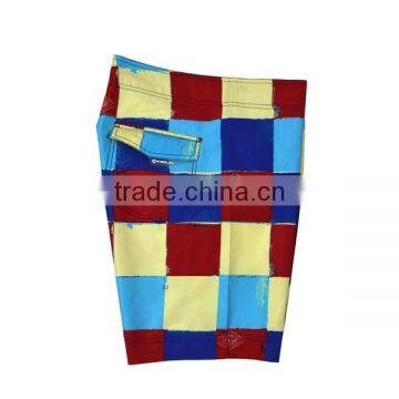 Men Summer Wear Male Tartan Print Shorts