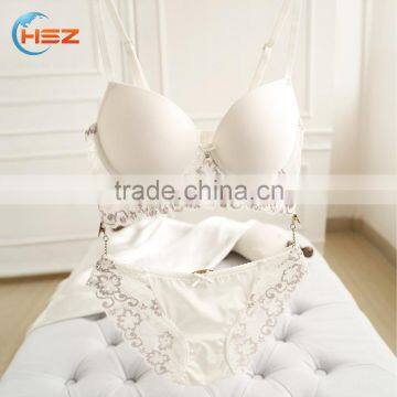 Hsz-28801 Ladies Bra and Panty New Design Woman Underwear Panty Lingerie Stylish Hot Sexy Bridal Bra Panty Set Images