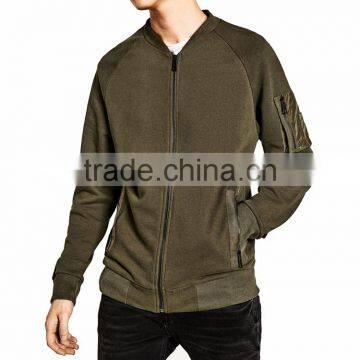 Top Quality Popular Polyester Lining Custom Bomber Varsity Jackets Men photo-3