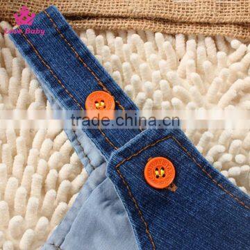 Wholesale Baby Jeans Children High Quality Denim Overalls Kids Monkey Fashion Jeans photo-5