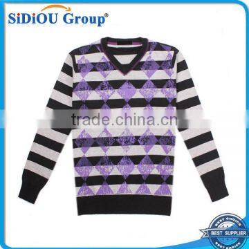 Fashion Men Full Print Sweater Wholesale