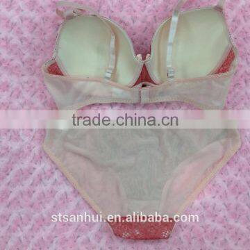 Bra & Brief Sets Product Type and Push-Up,Quick Dry,Plus Size Feature Lace Bra Set photo-2