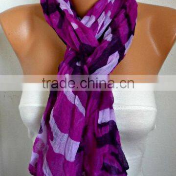 Purple Camouflage Scarf,Spring Summer Shawl Cowl Scarf Shawl Scarf Lavender Gift Ideas For Her Women Fashion Accessories Mother' photo-3