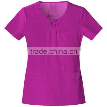 Women's Nursing Uniform Top photo-2