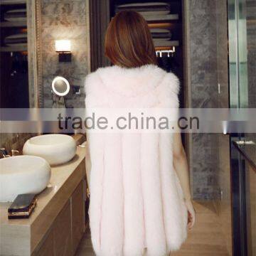 new style imitation fur of long style vest