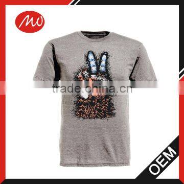 Men's cheap custom fancy printed cotton tee shirts