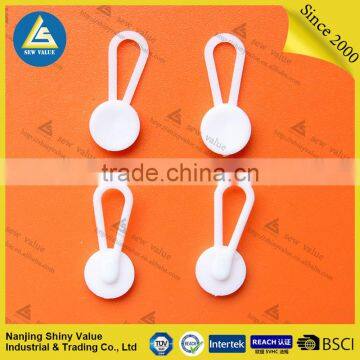 Pure white color plastic collar extenders in individual package for gift using