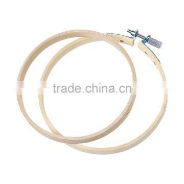 Wholesale Cross Stitch Supplies Sewing Tools Circle Round Natural Bamboo Embroidery Hoops photo-5