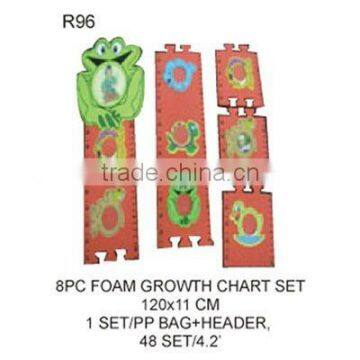 (R96) 8PC FOAM GROWTH CHART SET